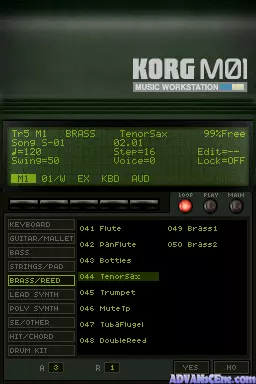 Image n° 3 - screenshots : KORG M01 - Music Workstation